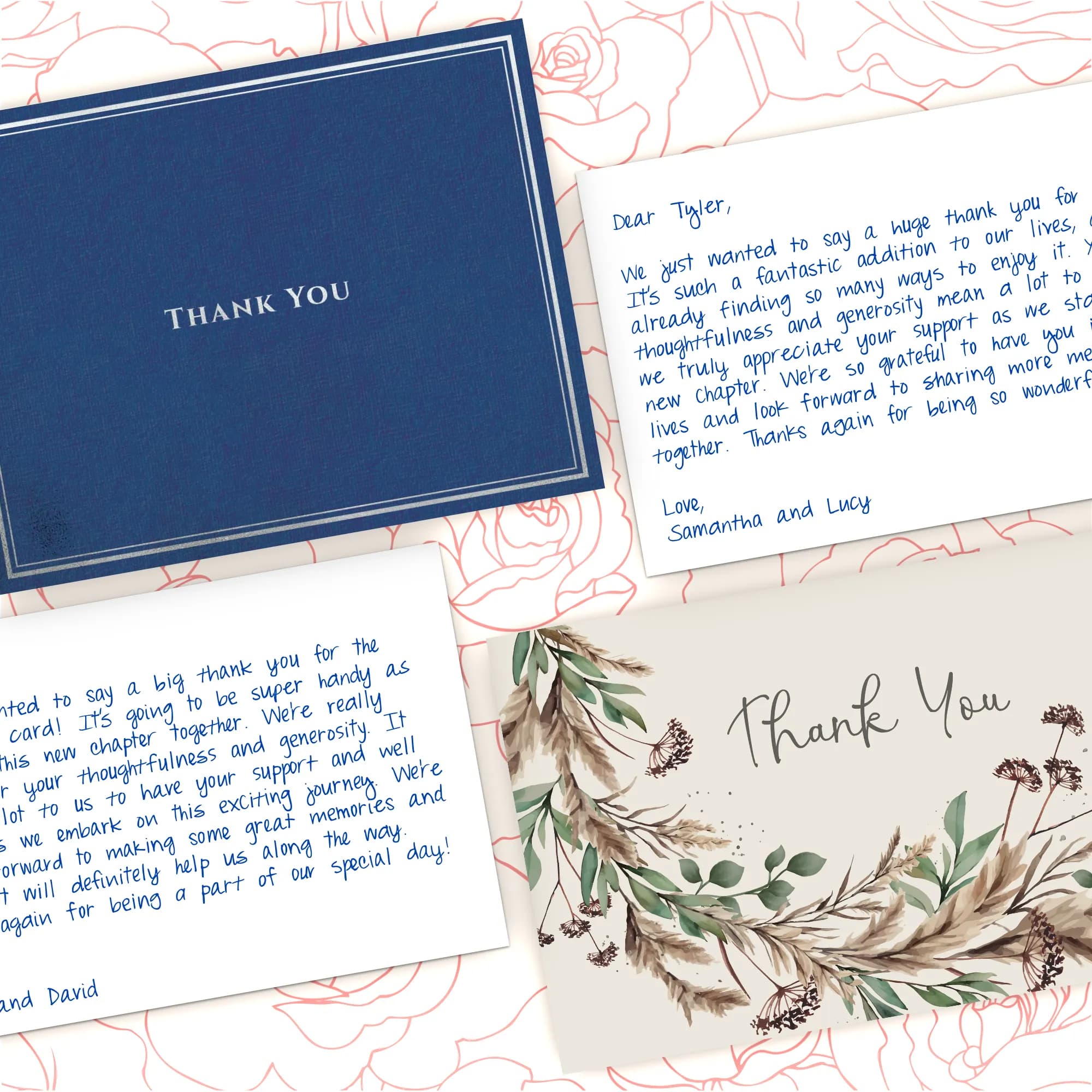 Sample cards